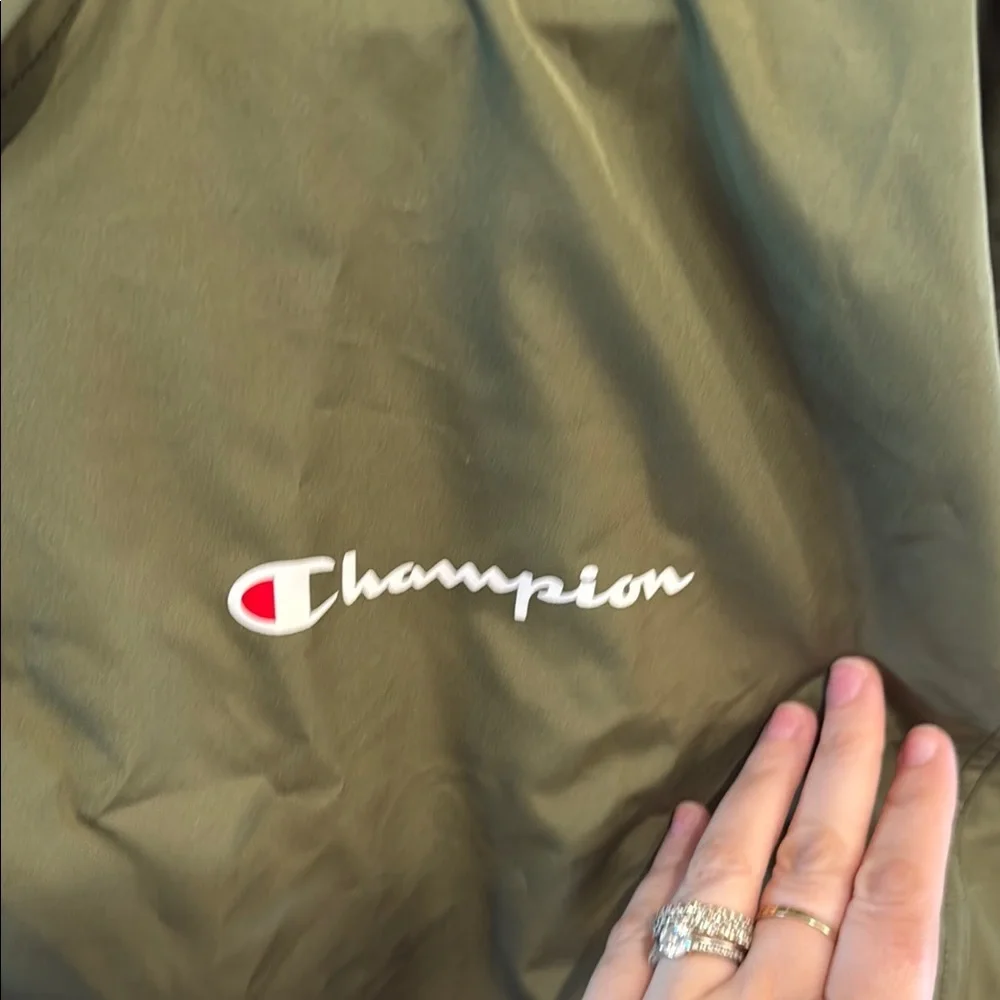 Unisex Champion Green Oversized Hoodie Jacket